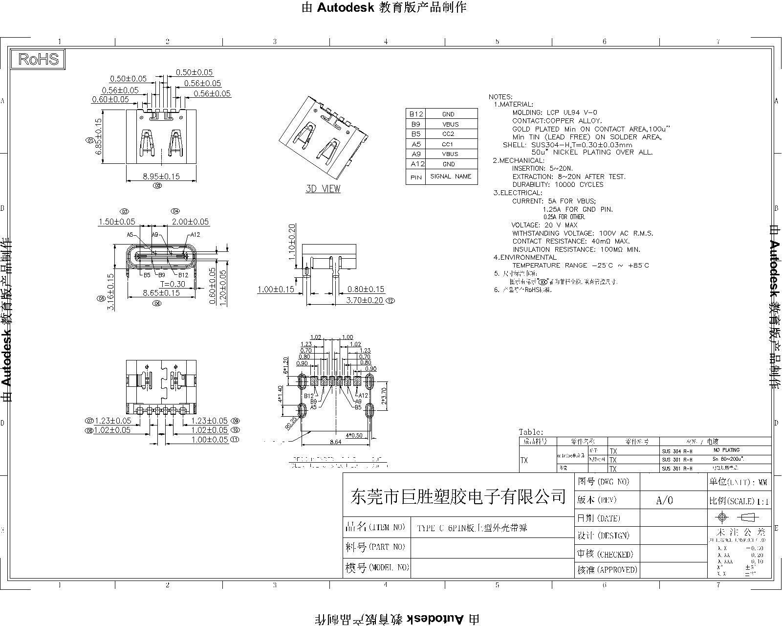 TYPE-C 6P 板上型(外殼帶彈片）-1.jpg