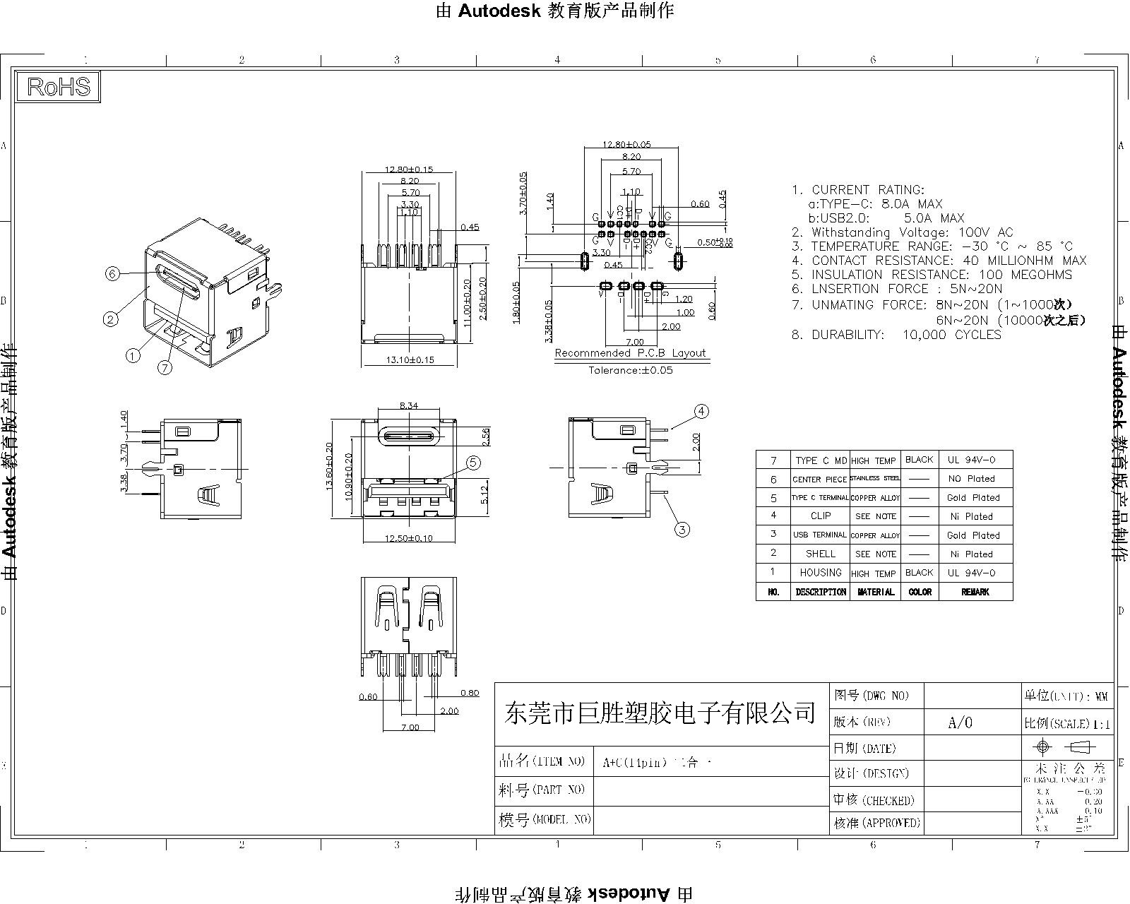 CF003-USB Type-C 母14P+USB 2.0單面180度二合一)_看圖王-Model-1.jpg